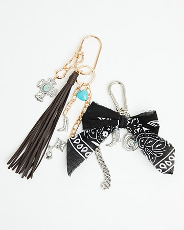two bag charms.